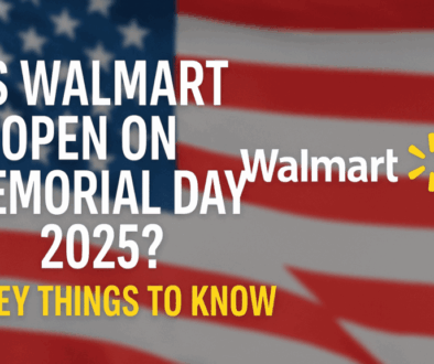 is walmart open on memorial day