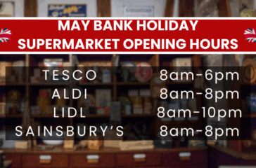 May Bank Holiday Supermarket Opening Hours 2025